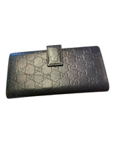 Load image into Gallery viewer, Gucci monogram black wallet
