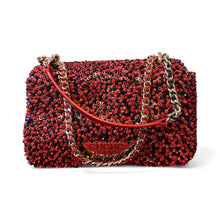 Load image into Gallery viewer, Carolina Herrera Sequin Red/Black Bag
