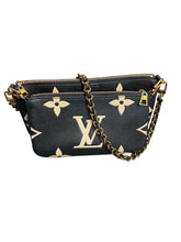 Load image into Gallery viewer, Louis Vuitton Pochette Monogram Empreinte Bicolor Black/Beige
