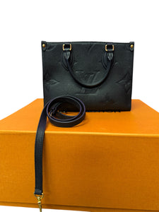 Louis Vuitton On-The- Go Black PM