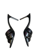Load image into Gallery viewer, YSL Saint Laurent Tribute Leather Mule Heels
