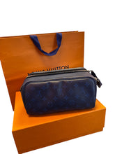 Load image into Gallery viewer, Louis Vuitton Taigalama Dopp Kit Pouch Blue
