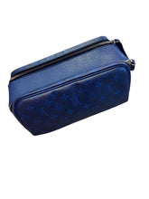 Load image into Gallery viewer, Louis Vuitton Taigalama Dopp Kit Pouch Blue
