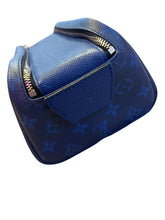 Load image into Gallery viewer, Louis Vuitton Taigalama Dopp Kit Pouch Blue
