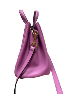Gucci Gg marmont small top handle pink bag