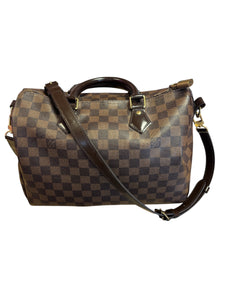 Louis Vuitton Speedy Bandolier 30 Damier Ebene