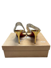 Load image into Gallery viewer, Louboutin Gold Heels
