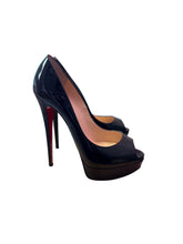 Load image into Gallery viewer, Christian Louboutin Black LadyPeep
