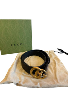 Gucci Black Belt small
