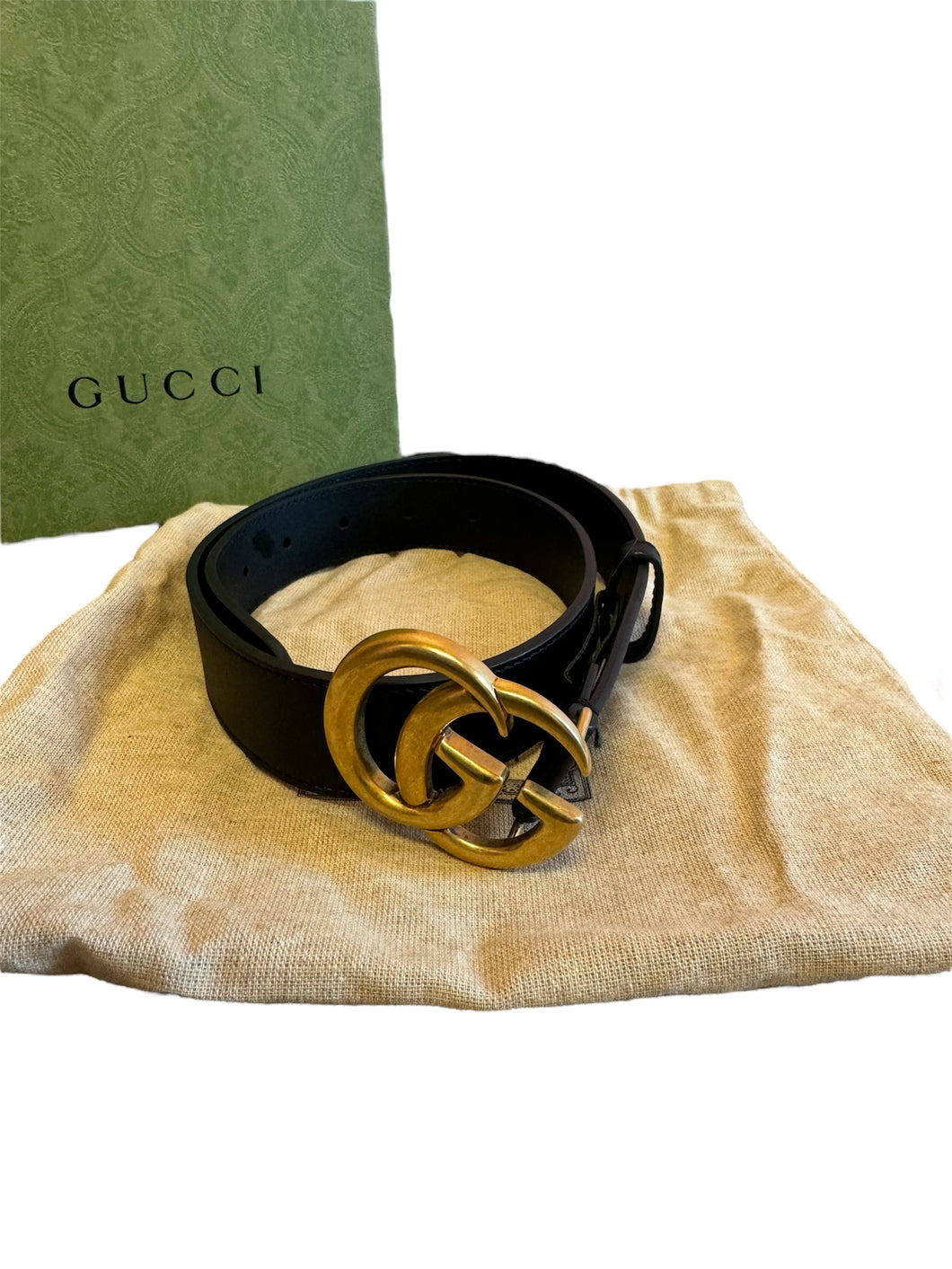 Gucci Black Belt small