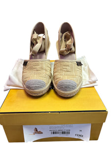 Espandrilles Fendi Yellow