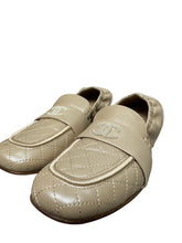 Load image into Gallery viewer, Chanel Lambskin Nude Loafers
