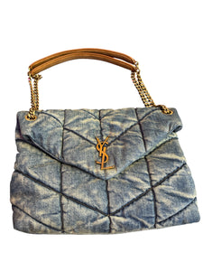 YSL Saint Laurent Puffer Crossbody Bag