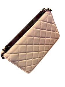Chanel White Matelasse flap bag