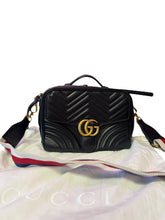 Load image into Gallery viewer, Gucci Marmont Black Crossbody Calfskin
