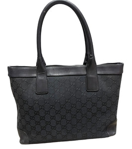 GUCCI BLACK VINTAGE TOTE BAG