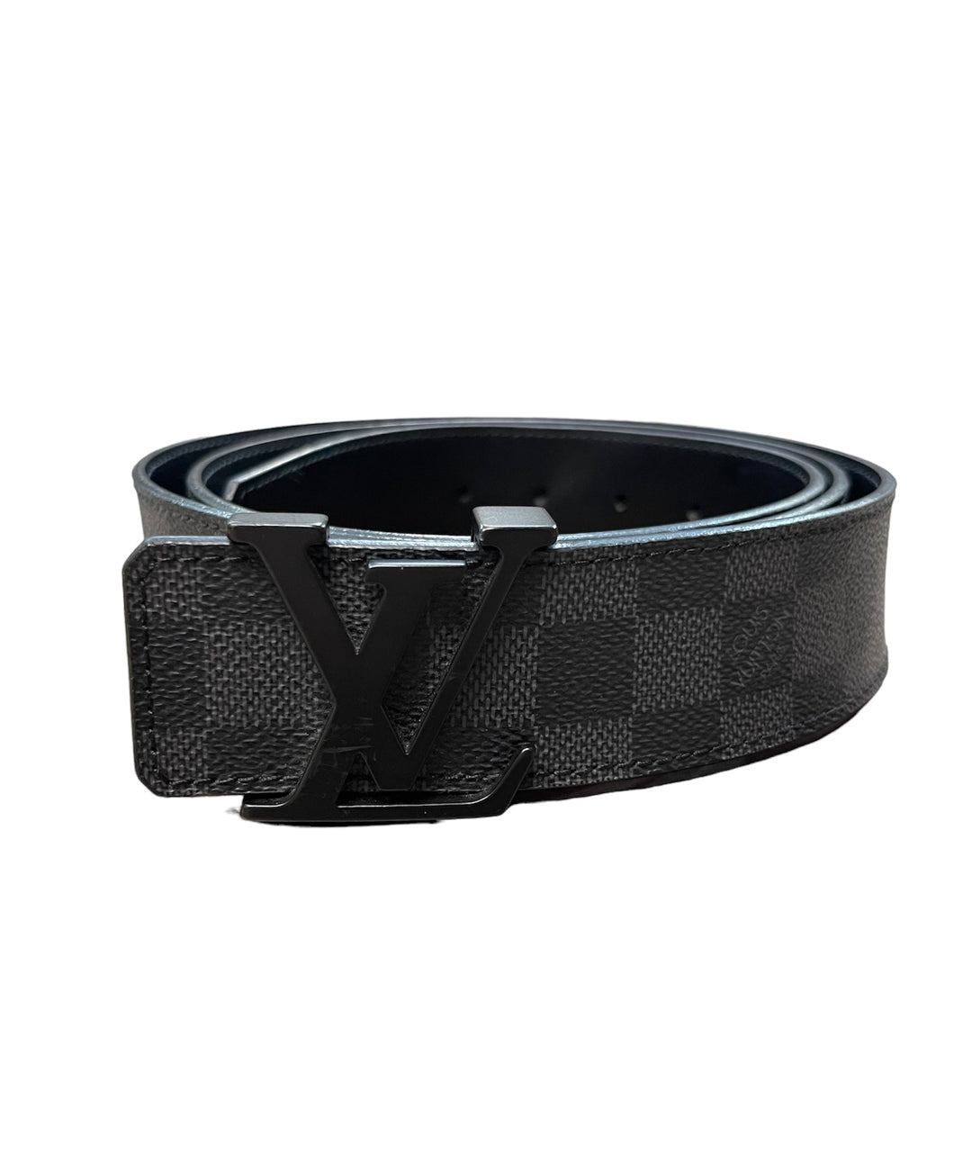 Louis Vuitton Black Damier Men’s Belt