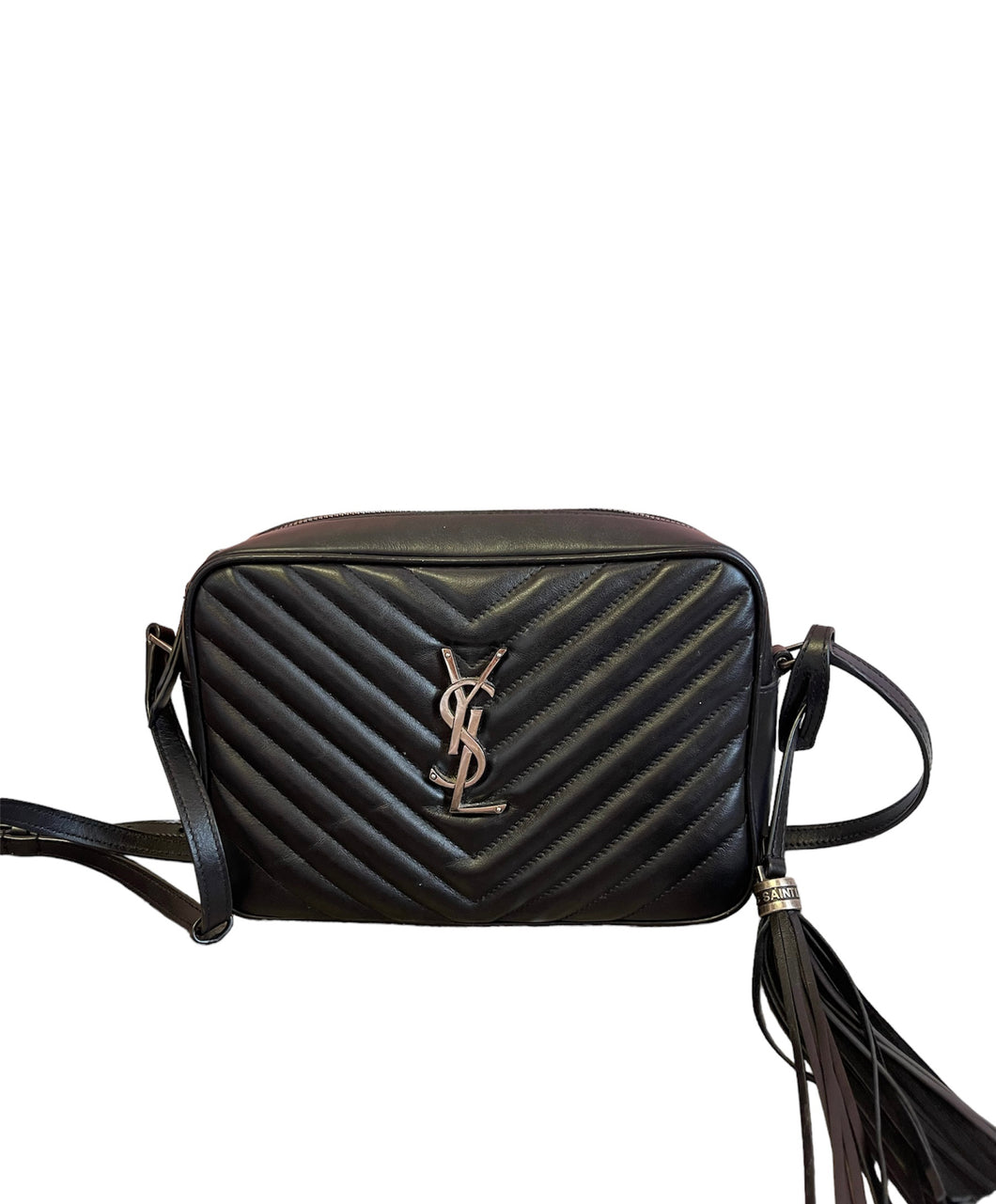 YSL SAINT LAURENT Lou Camera Black Bag