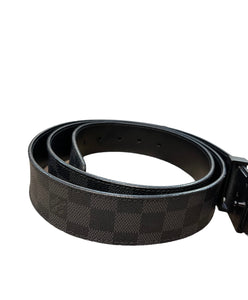 Louis Vuitton Black Damier Men’s Belt