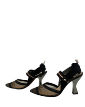 Load image into Gallery viewer, Fendi Mesh Colibri Slingback Pumps
