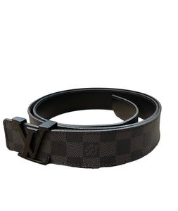 Louis Vuitton Black Damier Men’s Belt