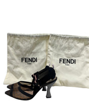 Load image into Gallery viewer, Fendi Mesh Colibri Slingback Pumps
