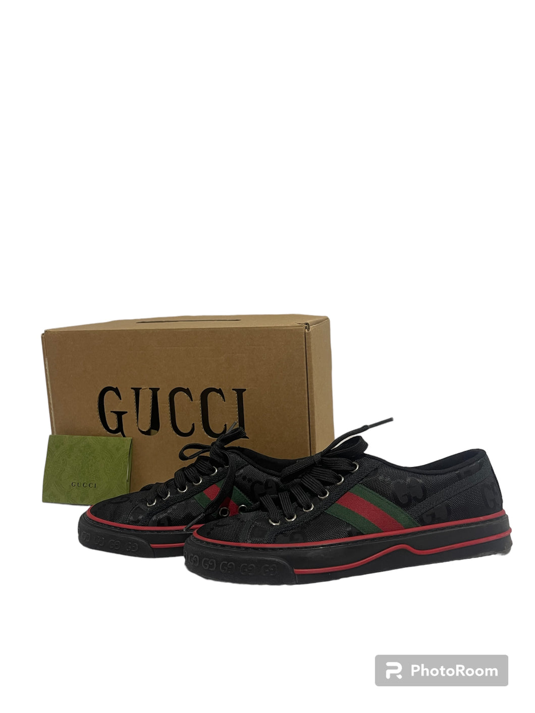 Gucci Tennis 1977 logo embroidered Canvas Sneaker