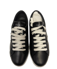 Load image into Gallery viewer, Prada Lane Logo Black Sneaker
