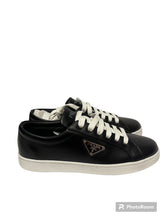 Load image into Gallery viewer, Prada Lane Logo Black Sneaker
