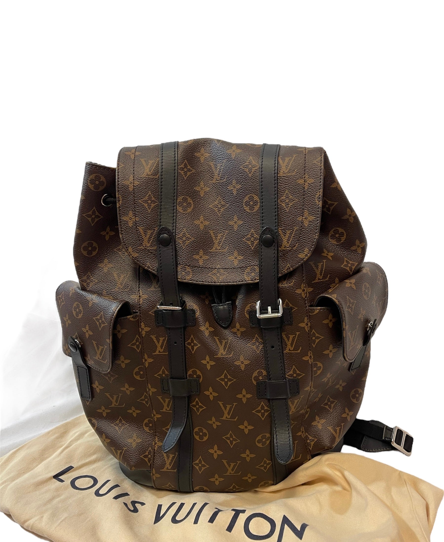 louis vuitton christopher backpack brown LOUIS VUITTON Christopher BackPack – thankunext.us