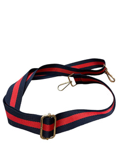 Gucci Boston Navy Red Stripe Handbag