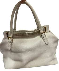 WHITE FENDI HANDBAG