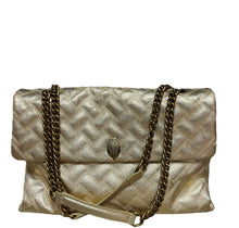 Load image into Gallery viewer, Kurt Geiger London Kensigton Gold Handbag XL
