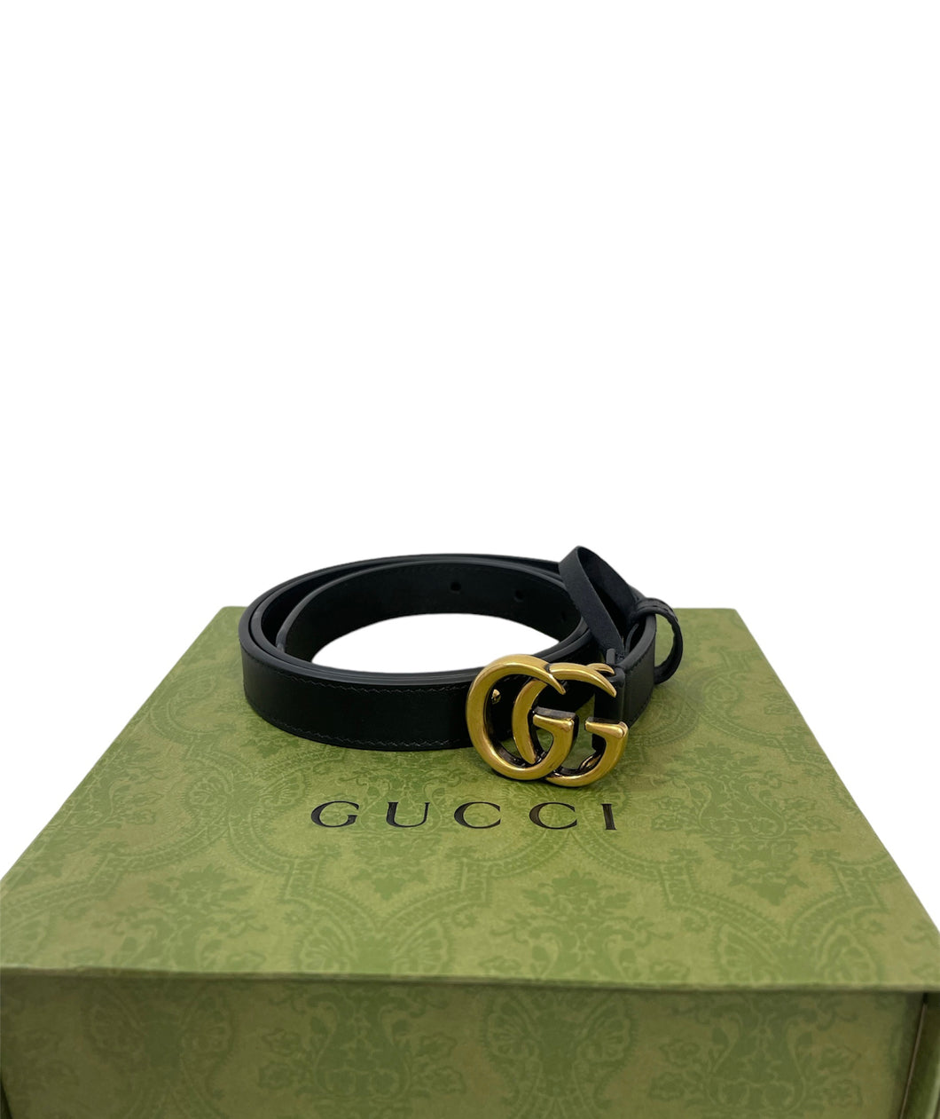 Gucci Black mini belt