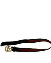 Load image into Gallery viewer, Gucci Nylon Calfskin Double G Belt
