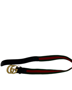 Gucci Nylon Calfskin Double G Belt