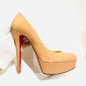 Christian Louboutin Patent Leather Bianca Pumps