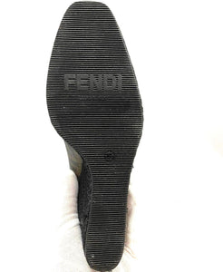 Fendi Zucca Wedge Espadrille