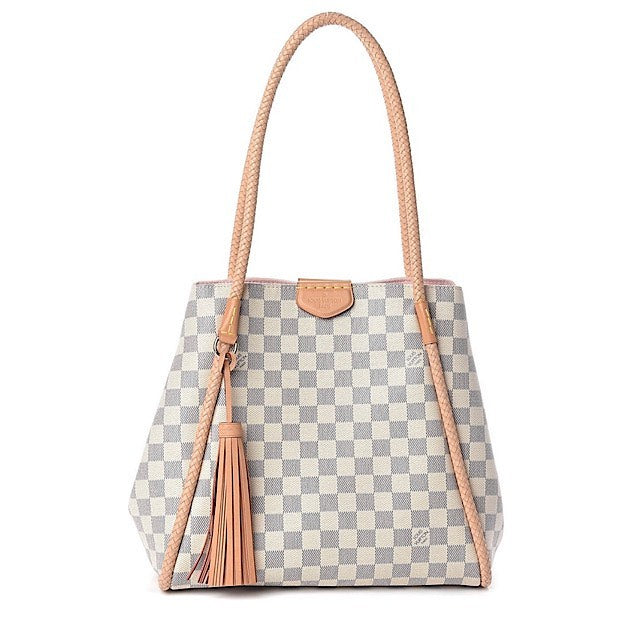 Louis Vuitton Damier Azur Propriano Rose Ballerine