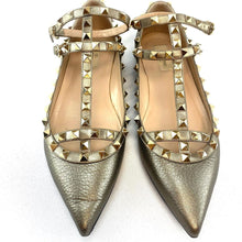 Load image into Gallery viewer, Valentino Garavani Rockstud Accents Leather Ballet Flats
