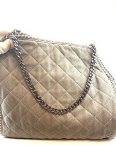 Stella McCartney Shaggy Deer Quilted Falabella Tote