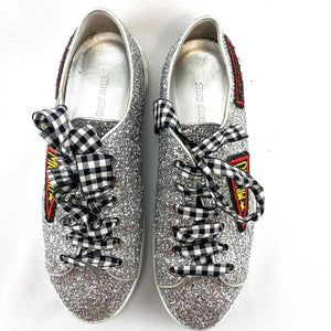 Miu Miu Glitter Sneakers