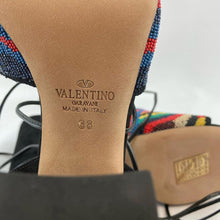 Load image into Gallery viewer, Valentino Garavani Native Beaded Lace Up Sandals
