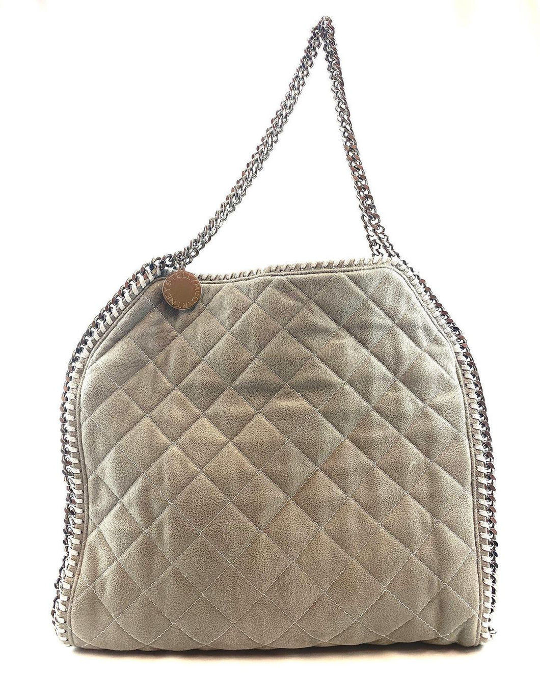 Stella McCartney Shaggy Deer Quilted Falabella Tote