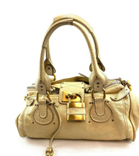 Load image into Gallery viewer, Chloe Metallic Leather Paddington Medium Satchel
