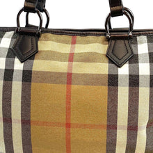 Load image into Gallery viewer, Burberry Large Cloth Check Tote with zipper
