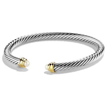 Load image into Gallery viewer, David Yurman Cable Bracelet w/ pearl
