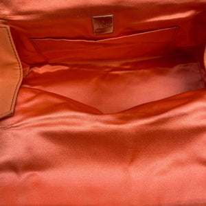 Fendi Satin Orange Baguette