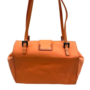 Fendi Satin Orange Baguette