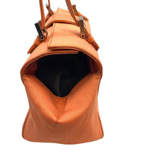 Load image into Gallery viewer, Fendi Satin Orange Baguette
